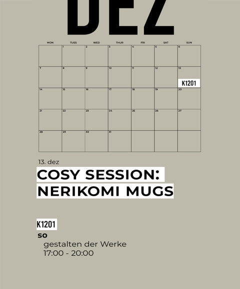 DEZ | COSY SESSION | NERIKOMI