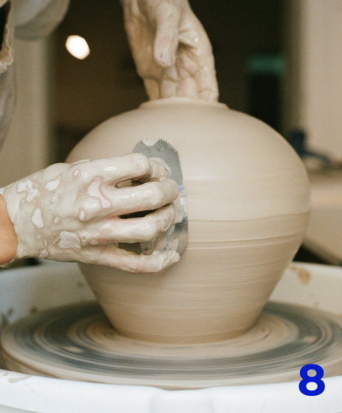 JAN FEB | 8-teiliger töpferkurs