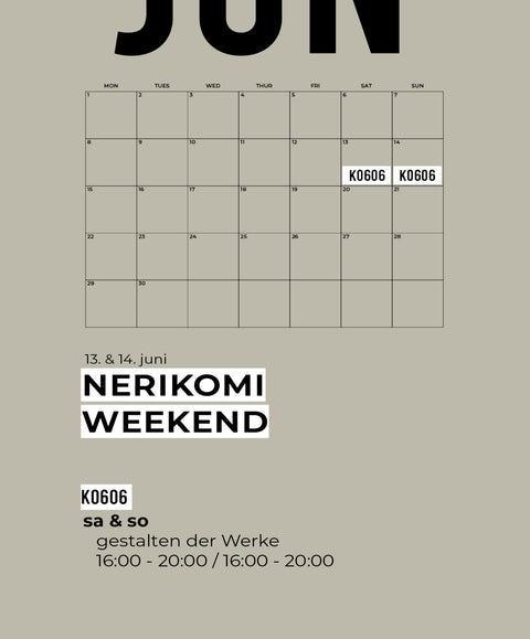 JUNI | NERIKOMI | Weekend