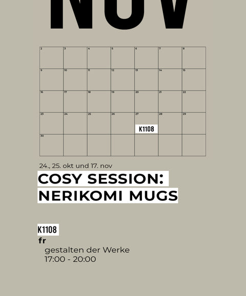 NOV | COSY SESSION | NERIKOMI